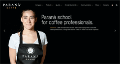 Desktop Screenshot of caffeparana.it